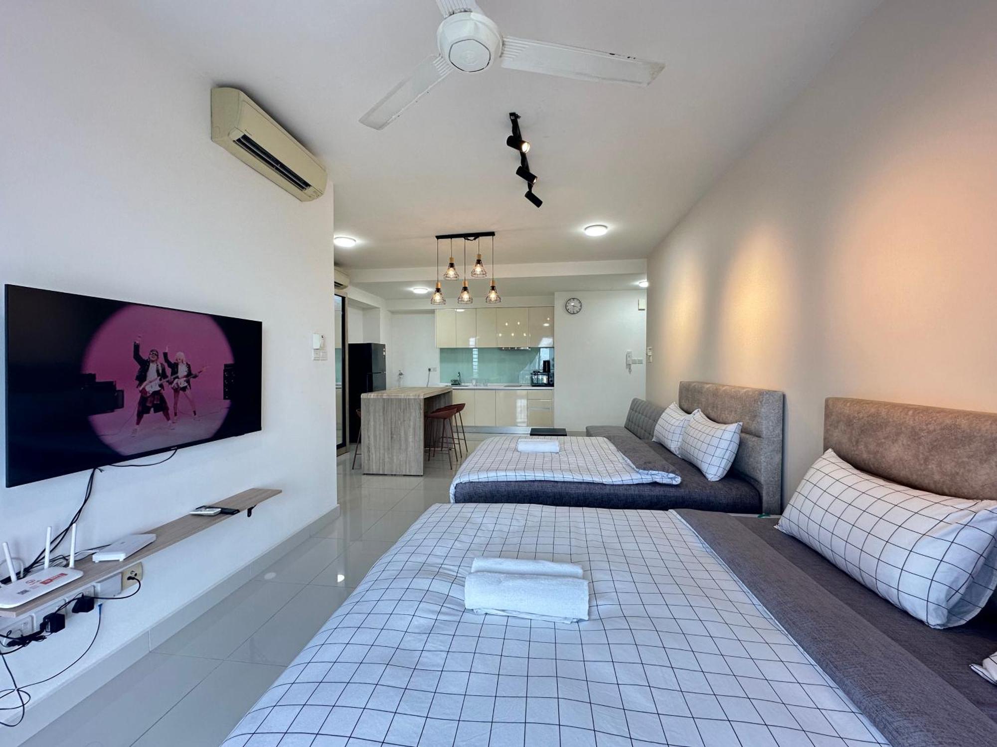 Teega Suites Puteriharbour By Wp Homestay Johor Bahru Rum bild